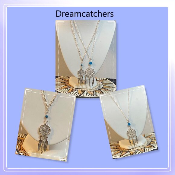 NEW Dreamcatcher Amazonite crystal necklace (left) - Picture 6 of 6